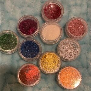 Glitter Powder Set in Assorted Colors